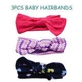 SYGA 3 Pcs Children's Hairband Elastic Headband Suit Baby Girls Headdress Hair Accessories