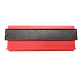 SYGA 25cm Long with Magnet Contour Irregular Profile Gauge Duplicator Tiling Laminate Tiles Edge Shaping Wood Measure Ruler for Professional Precise Measurement