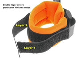 SYGA 1.5 Meter Anti Lost Safety Wrist Bracelet for Baby Child,with Extra Long Harness Strap Walking Hand Belt(Orange)