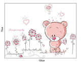 Syga Cartoon Bear Wall Stickers A_MUSM