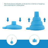 SYGA Blue Set of 2 Oil Liquid Funnel Transfer Hopper