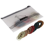 SYGA Multicolor Hair Bands (100) Hair Bobbles Hair Ties 3mm Hair Bands for Women Versatile Hair Band for Styling Pony Ponytail for Girls Stretchable Elastic Hair Bands and Hair Elastics- Morandi