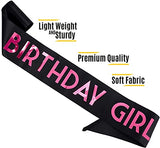 SYGA Party Sash Favor Decoration Party Accessories - Pink Black