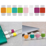 SYGA Charger Cable Saver Protector for Mobile Laptop Macbook Charge Cable Saver and Fixer(2 Pcs, Assorted Colors)