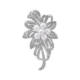 SYGA Brooch Pin Fashion Crystal Rhinestone Jewellery Pin Vintage Accessories Decoration Clothing Bouquet Brooches for Bridal Women Girl