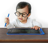 SYGA LCD Writing Pad, 12 inch Kids Doodle & Scribble Boards Erasable Writing Tablet for Kids Adults, Blue