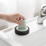 SYGA Kitchen Tray Dish Self Design Cleaning Sponge_Green