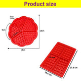 SYGA Silicone Baking Round & Square Waffles Mould Muffin Pans Baking Moulds