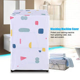 SYGA Dust Proof Roller Washing Machine Top Covers, Waterproof Washer/Dryer Cover(Front Load Random Design)