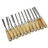 Generic 12Pcs Woodworking Wood Carving Hand Chisel Professional Tool Set