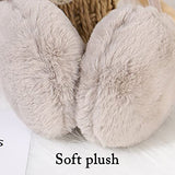 SYGA Winter Earmuffs Fashion Faux Fur Ear Warmer Soft Warm Windproof Earmuffs for Kids, Women and Men for Outdoor Activities, School College Office Morning Walk