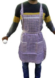 SYGA Pink Flower Design Waterproof Stylish Polyester Fiber Women Apron