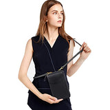 Syga PU Leather Hanging Wallet for Women, Forever Hengsheng Collection - Black