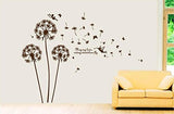 Syga Dandelion Flowers Wall Stickers A_OFH