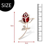 SYGA Brooch Pin Fashion Crystal Rhinestone Jewellery Pin Vintage Accessories Decoration Clothing Bouquet Brooches for Bridal Women Girl