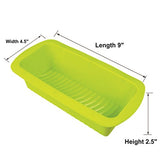 SYGA Baking Silicone Loaf Pan Bread Baking Mould, BPA Free, Non-Stick European-Grade Silicone, 9 x 4 x 2.5-Inches(Green)
