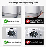 SYGA 4PCS Washing Machine Rubber Feet Pads Universal Anti Vibration Washing Machine Mat Anti Slip Noise Cancelling Washing Machine Feet for Dryer, Washing Machine, Dishwasher- ray