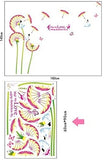 Syga Flower Umbrella Wall Stickers A_FSYS
