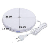 SYGA Electric Multi-Functional Rotary Table LED Lights Stereo Display Advertising Toy Display Special Turntable Stand