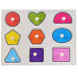 SYGA Educational Wooden Shape Block Puzzle Shape Learning Toy