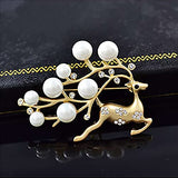 SYGA Brooch Pin Fashion Crystal Rhinestone Jewellery Pin Vintage Accessories Decoration Clothing Bouquet Brooches for Bridal Women Girl