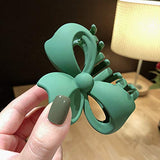 SYGA Hair Claw Clips for All Type Hair Strong Hold Perfect For Women Barrettes for Fancy Hair Fashion Accessories For Girls Hair Clamps Clip 8cm Hair Jaw Claw for Heavy Hair- 2Pcs, Green & Black