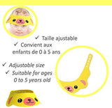 SYGA Bathing Shower Cap, Kids Bath Cap, Adjustable Baby Shower Caps - Dog Style