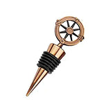 SYGA Wine Bottle Stoppers Wedding Favors, Vintage Copper Compass Bottle Cap Gifts for Guests Adults