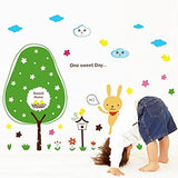 SYGA PVC Vinyl Wall Stickers for Living Room Self Adhesive Stickers (Kindergarten Classroom) - Multi Color