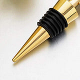 SYGA Alcohol Wine Stoppers Decorative Four Leaf Clover Shaped Caps Sealers Preservers Saver Seal Plug Beer Cork Plug Beverage Soda Bottle Holder for Wedding Valentines Day Home Kitchen Bar Tool-Gold