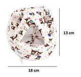 SYGA Baby Helmet Toddler Head Protector Upgrade Infant Safety Helmet Hat Breathable Head Drop Protection for Boys Girls Learn to Walk Crawling Adjustable Headguard Protective Products-Brown Beer