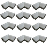 SYGA Pack of 12 C Shape Thick Baby Child Infant Kids Safety Safe Table Desk Corner Edge Cushions Guard Protectos(Grey)