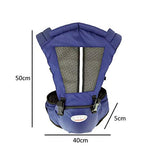 SYGA Baby Hip Seat Carrier with 2 Carry Positions, for 6 to 36 Months, Max Weight Up to 20 Kgs (Blue)