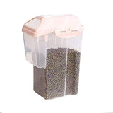 Syga KoreanJar_Pink Plastic Multipurpose Kitchen Container - 2.1-3 L, 1 Pieces, Pink