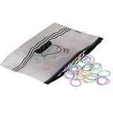 SYGA Elastic Hair Ties for Thin Hair,Ponytail Holders Value Pack for Newborn Girls,100pcs/pack Multicolor Mixed-5106