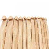Imported 12 Sizes Bamboo Crochet Hooks Knitting Needles 3.0-10Mm-15004431Mg