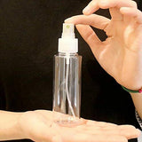 Syga 100ml Transparent Plastic Spray Bottle Cosmetics Bottle Empty Bottle,Portable Fine Wist Spray Bottle