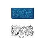 SYGA 1 Piece QJ-L25 Style Nail Plates Nail Art Image Stamping Plates Nail Sticker