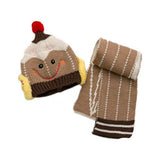 SYGA Baby Girls Boys Cute Cap Hats and Scarf Set, 6-24 Month Knit Warm Baby Winter Cap Hat Beanie Cap Hat