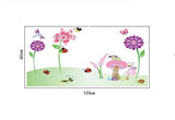 Syga Butterfly Flowers Wall stickes D_HUFO