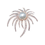 SYGA Brooch Pin Fashion Crystal Rhinestone Jewellery Pin Vintage Accessories Decoration Clothing Bouquet Brooches for Bridal Women Girl