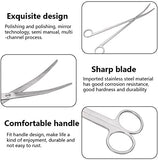 SYGA 5 in 1 Aquarium Tank Tool Kits Stainless Steel Aquatic Plant Tweezers Scissors Spatula Tool Set Fish Tank Cleaner Accessories Aquascaping Tools Set for Fish Starter Kits- 5 Pcs