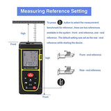 SYGA Digital Laser Distance Measuring Tape Tool, Distance Measuring Meter, Yellow - 70m (Colour & Design May Vary)