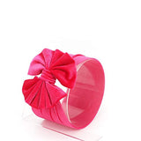 SYGA 1 Piece Velvet Bow Shape Baby Head Band_Pink_19.5 * 11cm