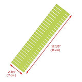 SYGA 4 pcs DIY Plastic Grid Drawer Divider Household Storage Strips_Large (Assorted Color)