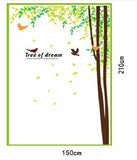 Syga Wall Stickers Tree of Dream (Wall Covering Area: 150cm x 210cm)