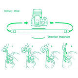 SYGA 1 Piece White Coloured DSLR Camera Shoulder Strap