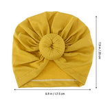 SYGA 1 Piece Cotton Hat BunTurban Infant Photography Props