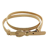SYGA Women Metal Buckle & Tassels Stretchy Skinny Belt, (Pack of 1)