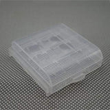 SYGA Set of 4 Plastic Portable AA/AAA 4 Cell Battery Case/Holder Battery Container